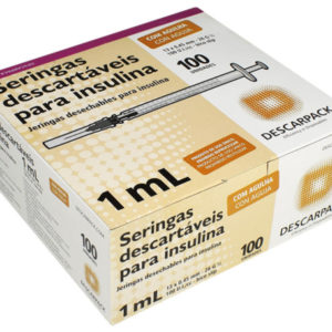 Seringa Descartável de Insulina Descarpack
