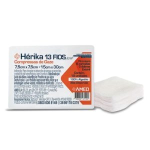 Compressa de Gaze Hidrofila Hérika 13 Fios Amed