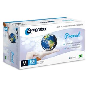 Luva de Procedimento C/PÓ Lemgruber