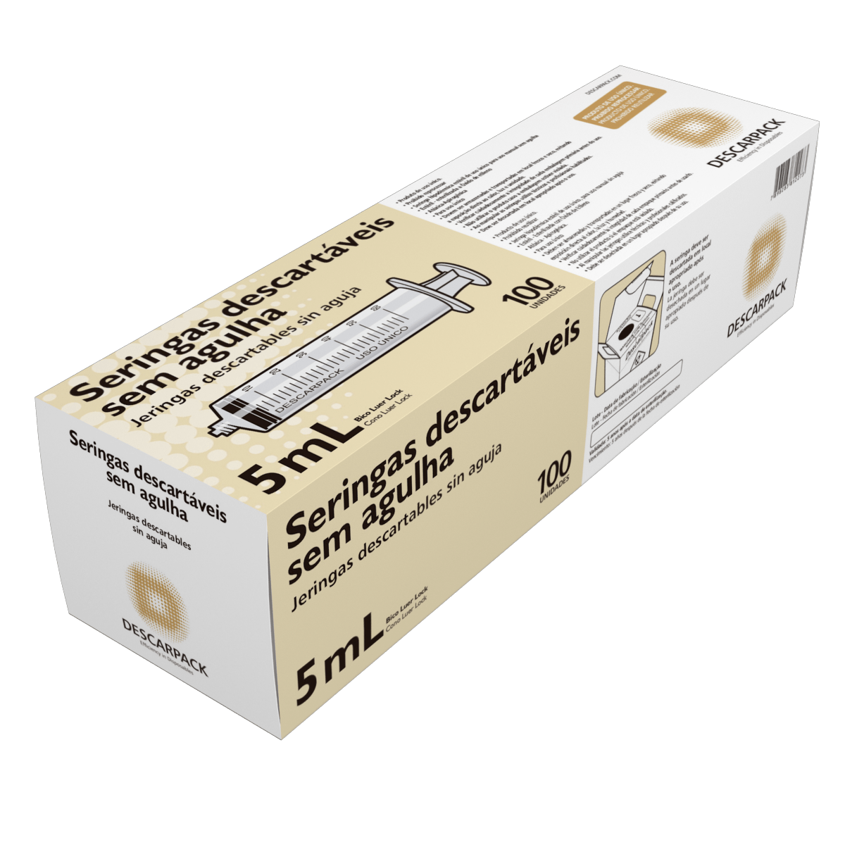 seringa ml sem agulha luer lock