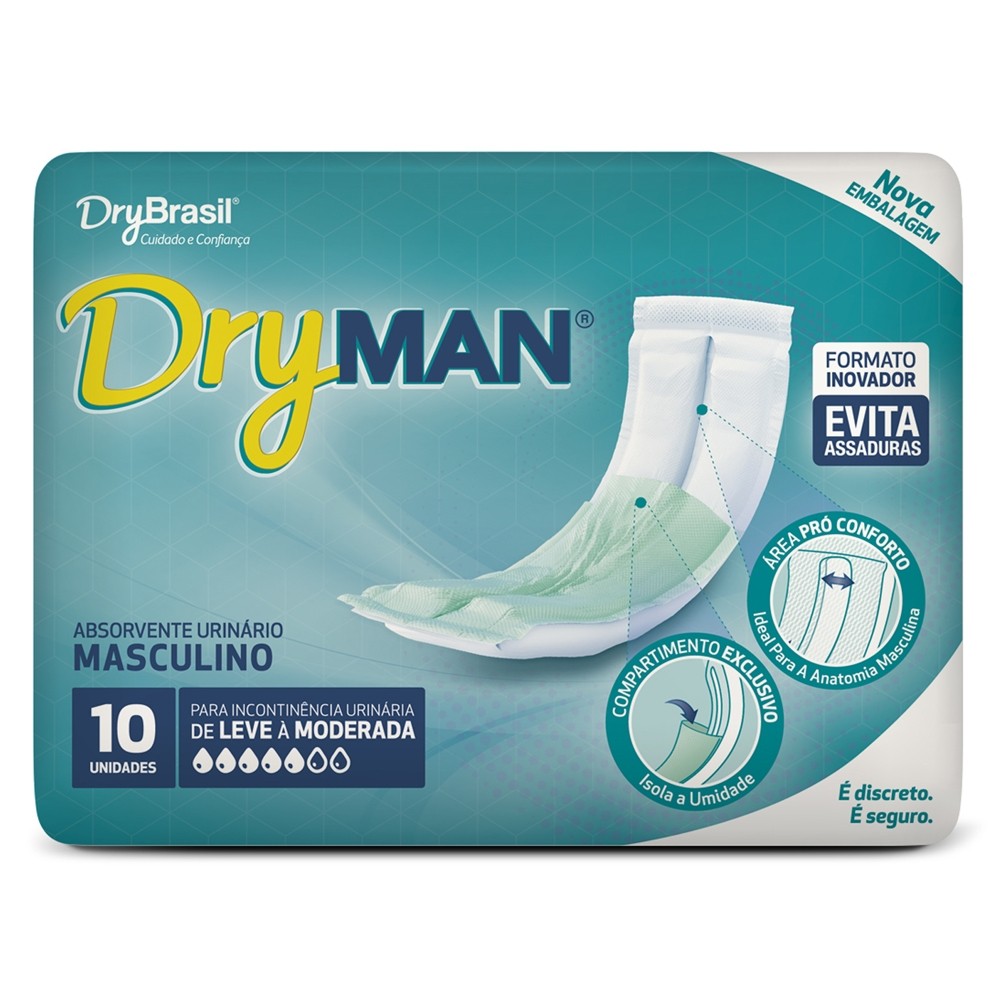Absorvente Masculino DryMan