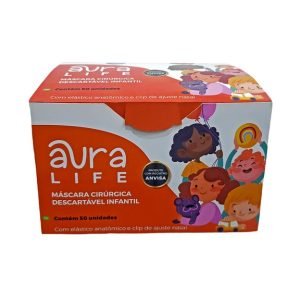Mascara cir tripla infantil azul cx c aura life
