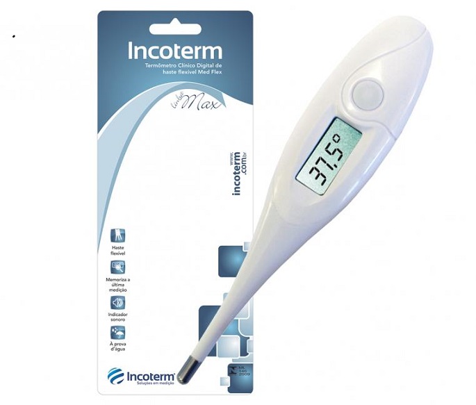 Termômetro Clínico Digital Flexível Medflex Inconterm
