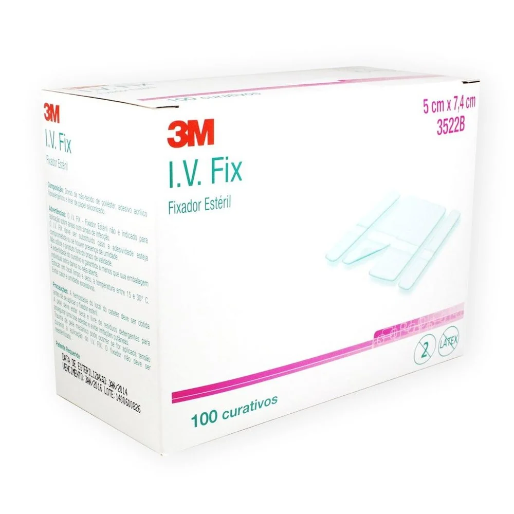 Fixador Estéril para Cateter Periférico IV FIX 3522BR 3M - Imagem 2