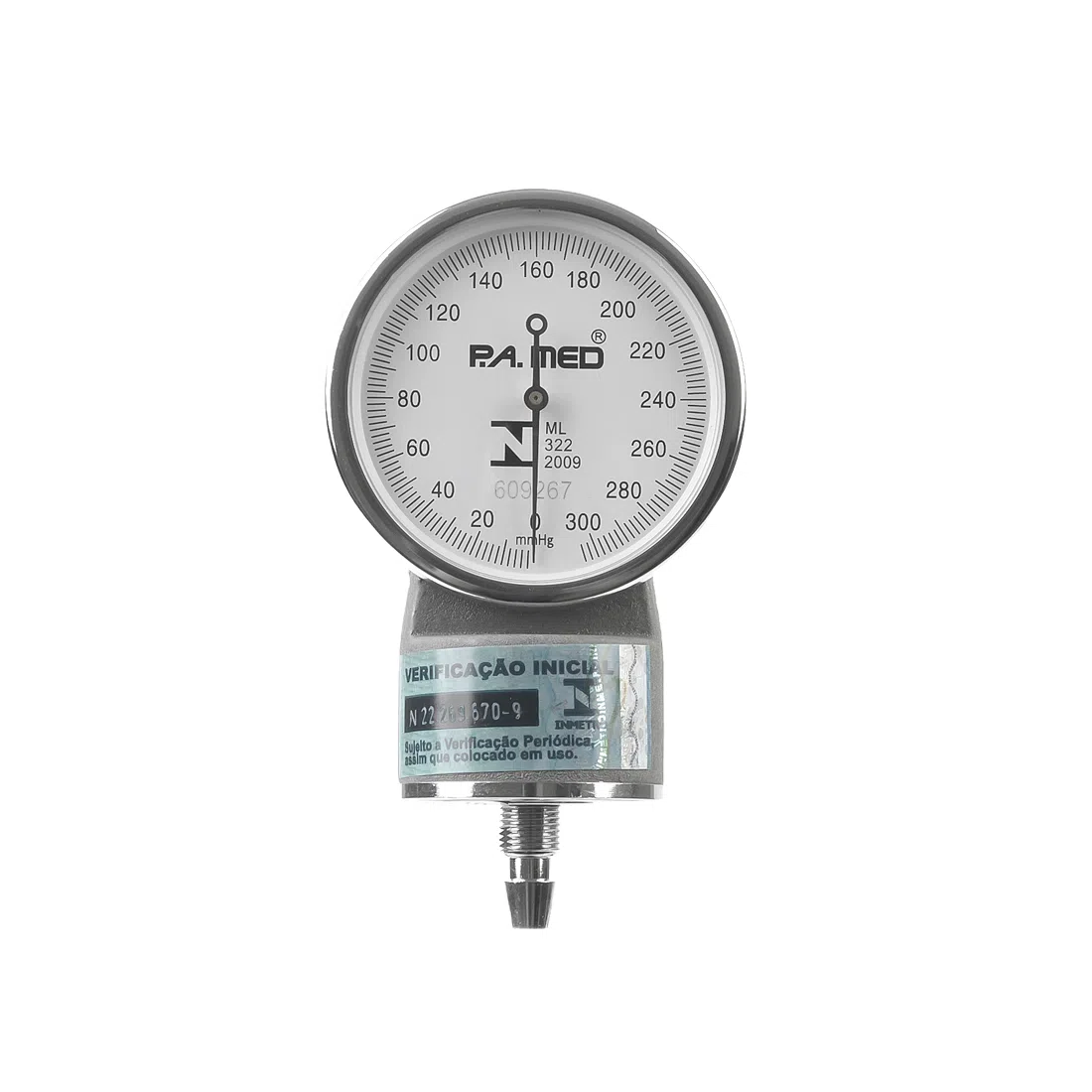 Aparelho de Pressão Adulto Grande Fecho Velcro Cinza PA1004 P.A. - Imagem 2