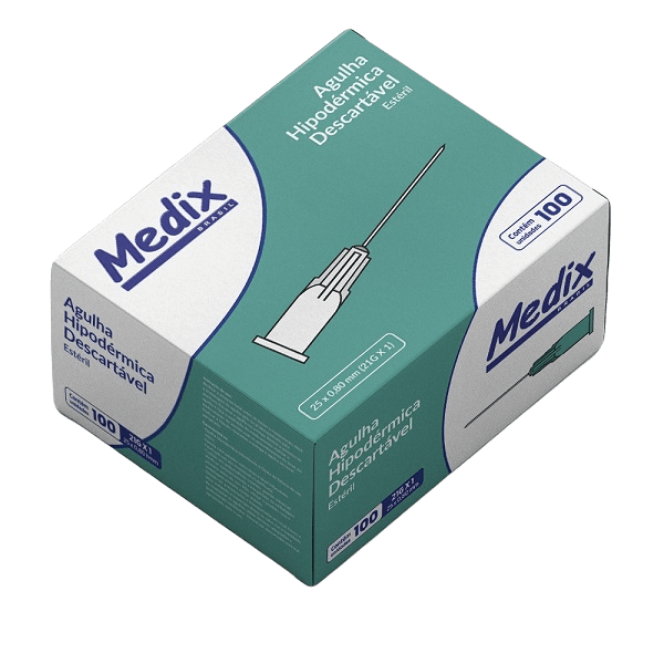 agulha hiodermica caixa verde
