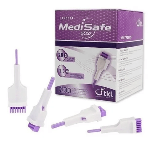 Lanceta de Segurança 28G Medsafe Solo TKL