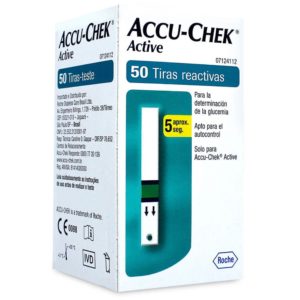 accu chek active com tiras