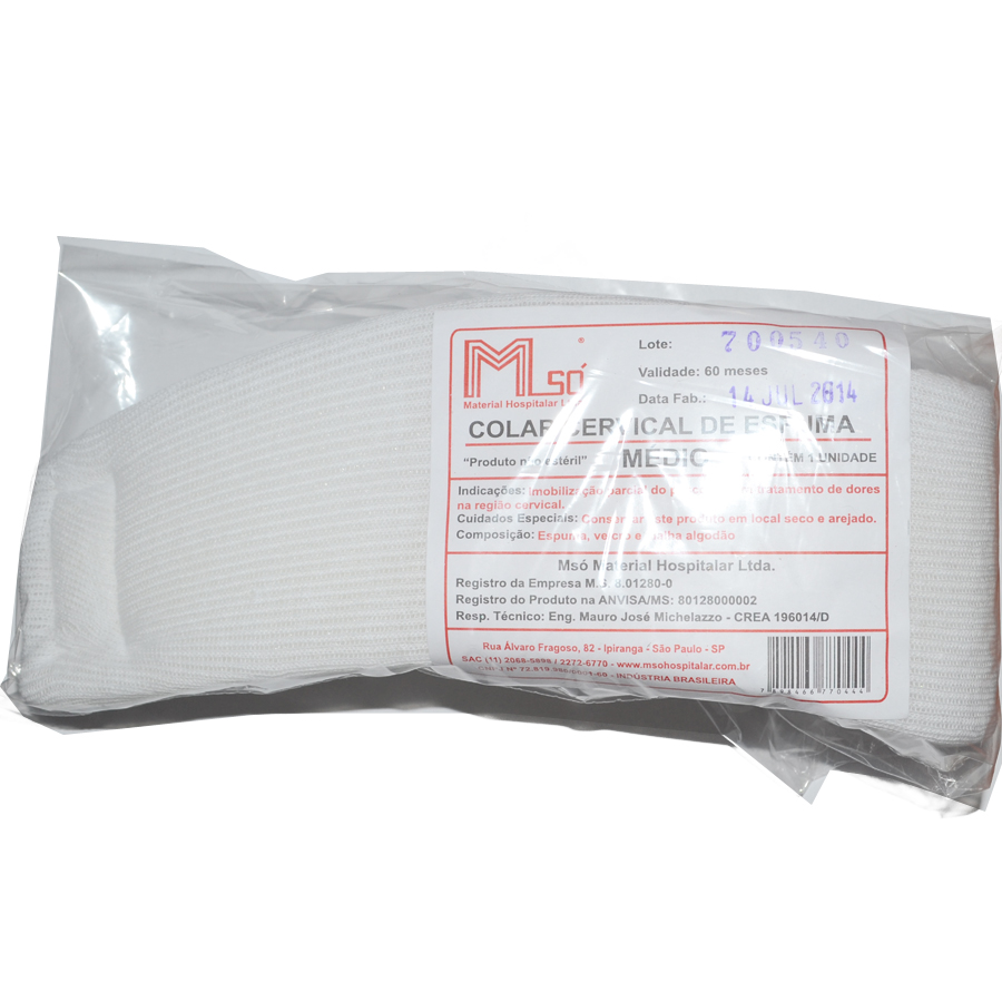 colar cervical embalagem
