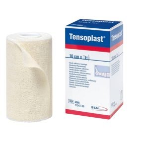 Bandagem Elástica Adesiva 10cm x 4,5m Tensoplast