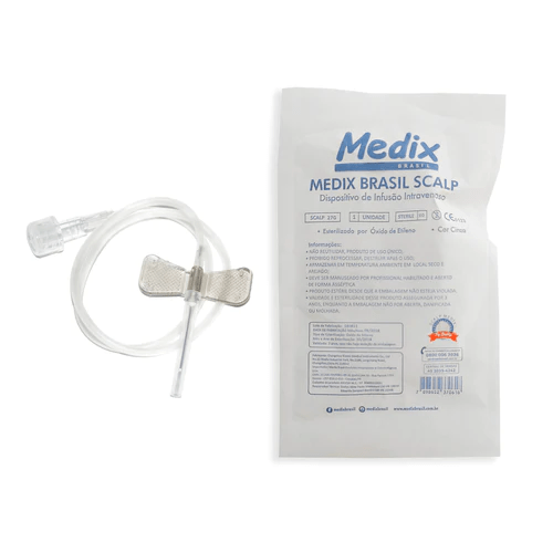 Escalpe 27G Descartável Medix - Imagem 2
