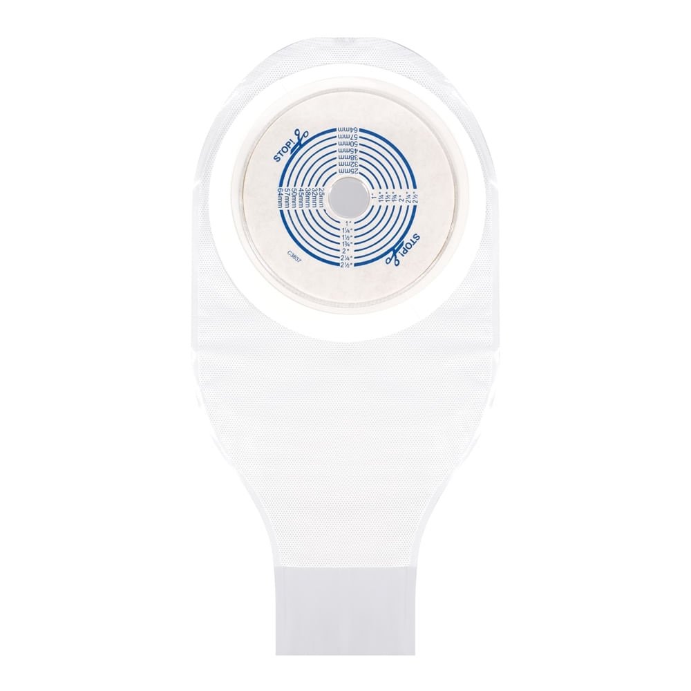 Bolsa de Colostomia Transparente Active Life Drenável Recortável 19-64mm Convatec