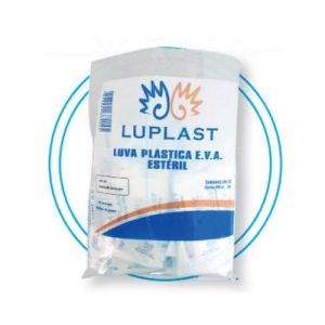 Luva Plástica E.V.A. Estéril LUPLAST