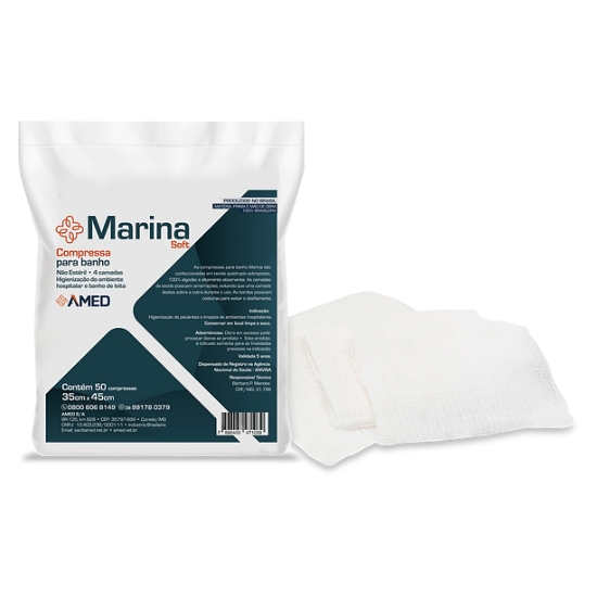 Compressa para Banho Marina Amed