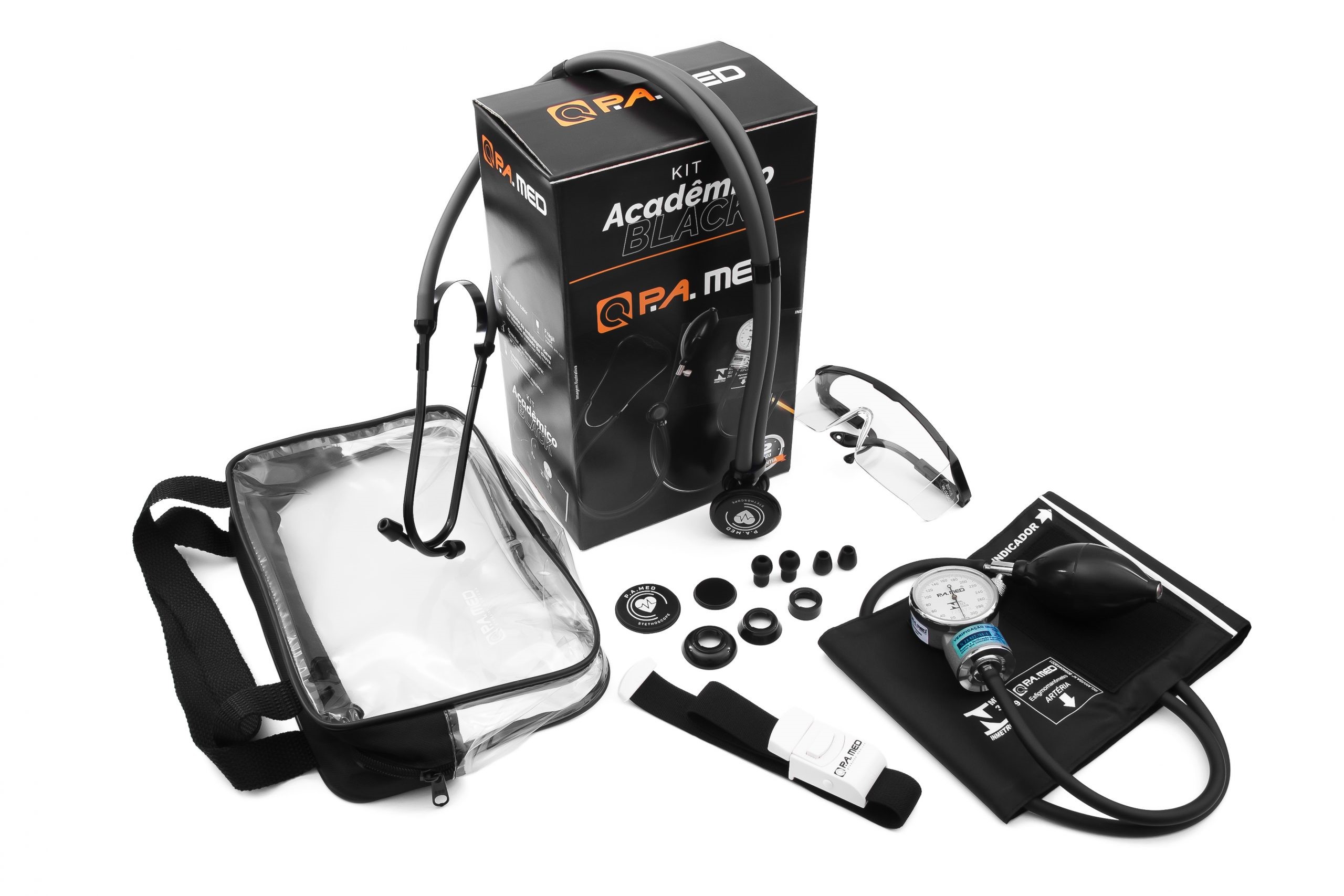 Kit Acadêmico Black Edition P.A. Med - Imagem 2